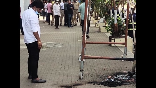 The spot where the incident took place. (HT) The spot where the incident took place. (HT)