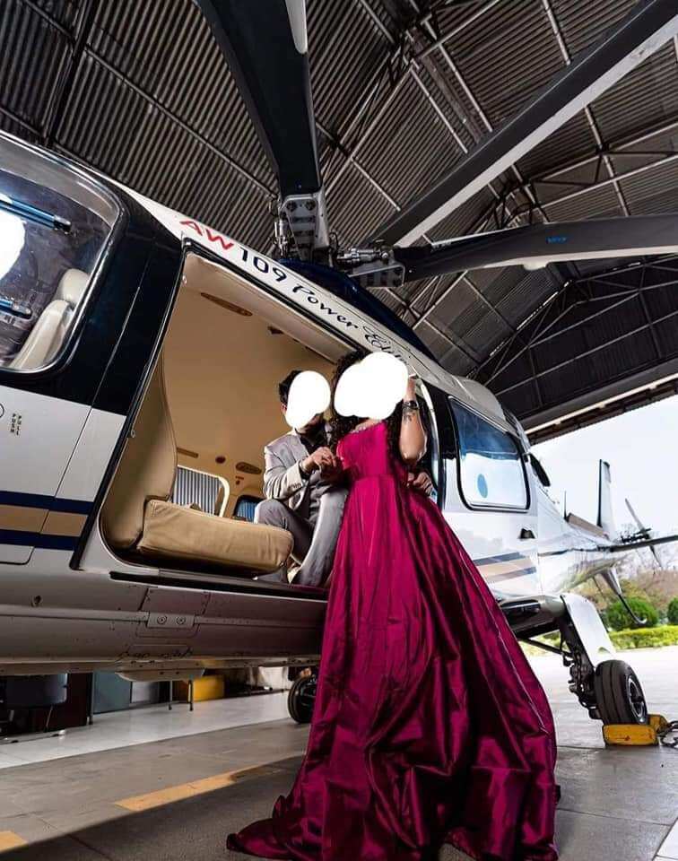 The couple during the pre-wedding shoot. (HT Photo) The couple during the pre-wedding shoot. (HT Photo)