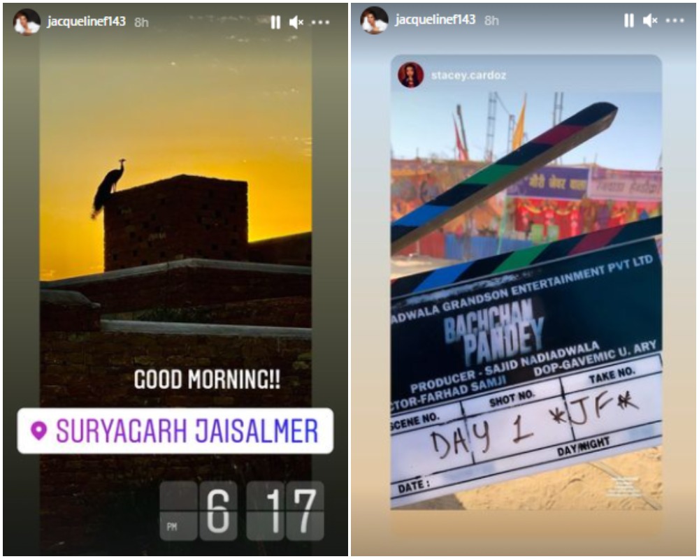Jacqueline Fernandez shared pictures from Jaisalmer. Jacqueline Fernandez shared pictures from Jaisalmer.