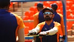 Indian captain Virat Kohli during training session in Ahmedabad(BCCI/Twitter)