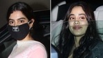 Janhvi Kapoor and Khushi Kapoor at the airport.(Varinder Chawla) Janhvi Kapoor and Khushi Kapoor at the airport.(Varinder Chawla)