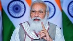 PM Modi in his address also asked students to practice three mantras. He said that students should follow the goals set by them in their lives by following the mantras of self-confidence, self-awareness and selflessness.(PTI Copy) PM Modi in his address also asked students to practice three mantras. He said that students should follow the goals set by them in their lives by following the mantras of self-confidence, self-awareness and selflessness.(PTI Copy)