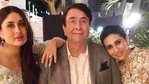 Randhir Kapoor poses with daughters Kareena and Karisma Kapoor. Randhir Kapoor poses with daughters Kareena and Karisma Kapoor.