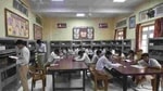 On Tuesday, a group of 30 to 40 parents and students gathered outside KR Mangalam World School in Greater Kailash-2, protesting against the school’s decision to conduct in-person examinations for these classes, even though it had already conducted the exams online. (Representative Image)(Ravi Choudhary/HT Photo) On Tuesday, a group of 30 to 40 parents and students gathered outside KR Mangalam World School in Greater Kailash-2, protesting against the school’s decision to conduct in-person examinations for these classes, even though it had already conducted the exams online. (Representative Image)(Ravi Choudhary/HT Photo)