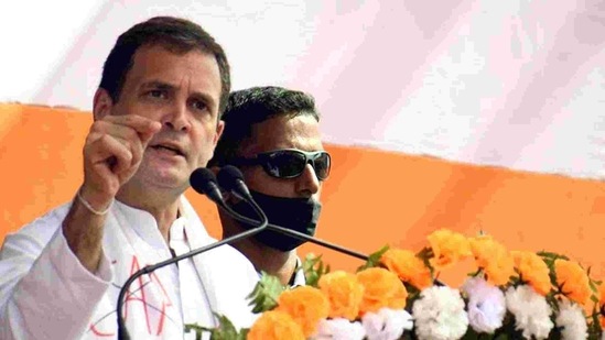 Congress leader Rahul Gandhi.(ANI)