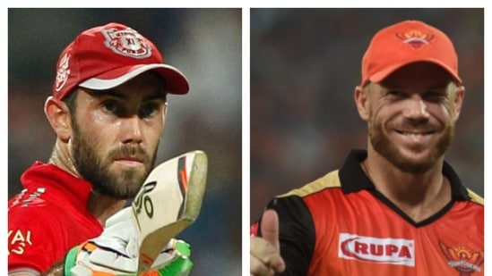 Glenn Maxwell and David Warner.(PTI/File)