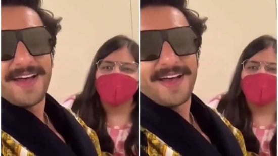 Ranveer Singh made a video with a fan.