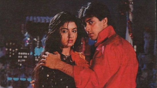 Salman Khan and Bhagyashree starred together in Maine Pyaar Kiya.