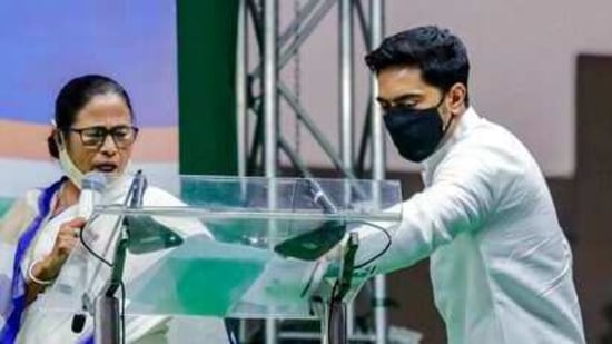On Saturday, TMC MP Abhishek Banerjee in a counter challenge to Suvendu Adhikari said that the former minister would lose by 50,000 votes if he contests from any seat of Midnapore district. (AP PHOTO). On Saturday, TMC MP Abhishek Banerjee in a counter challenge to Suvendu Adhikari said that the former minister would lose by 50,000 votes if he contests from any seat of Midnapore district. (AP PHOTO).