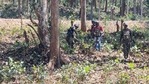 Indo-Tibetan Border Police (ITBP) personnel recovered 2 Improvised Explosive Devices (1 pressure cooker and 1 pipe type) placed in a series manner near Dhanora, Narayanpur on Tuesday. (ANI photo) Indo-Tibetan Border Police (ITBP) personnel recovered 2 Improvised Explosive Devices (1 pressure cooker and 1 pipe type) placed in a series manner near Dhanora, Narayanpur on Tuesday. (ANI photo)