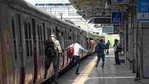 Commuters at Kurla railway station after Central Railways resumed local train service for essential staff. (HT file) Commuters at Kurla railway station after Central Railways resumed local train service for essential staff. (HT file)