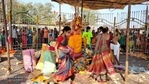 The Koya tribes in large numbers make it a point to assemble at Medaram on “Magha Suddha Pournami” (the full-moon day of the month of Magha) every year to pay obeisance to the deities. (HT PHOTO). The Koya tribes in large numbers make it a point to assemble at Medaram on “Magha Suddha Pournami” (the full-moon day of the month of Magha) every year to pay obeisance to the deities. (HT PHOTO).
