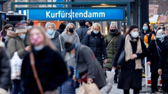 Adjusted for calendar effects, the economy shrank by 5.3% last year, a much smaller contraction than in many other European countries, helped by a strong fiscal response to the damage caused by the Covid-19 pandemic.(REUTERS)