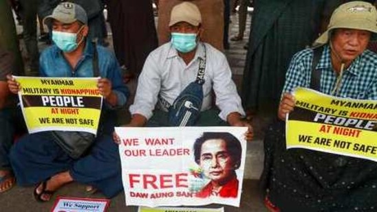 Many of those arrested were charged using a legacy of laws — some dating back to British colonial times and others instituted under previous military regimes — that have been used against critics by every government, including the one led by Aung San Suu Kyi's National League for Democracy party(AP)