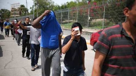 FILE - In this July 31, 2019, file photo, migrants return to Mexico, using the Puerta Mexico bridge that crosses the Rio Grande river in Matamoros, Mexico, on the border with Brownsville, Texas. A federal judge on Tuesday, Jan. 26, 2021, barred the U.S. government from enforcing a 100-day deportation moratorium that is a key immigration priority of President Joe Biden. U.S. District Judge Drew Tipton issued a temporary restraining order sought by Texas, which sued on Friday against a Department of Homeland Security memo that instructed immigration agencies to pause most deportations. Tipton said the Biden administration had failed “to provide any concrete, reasonable justification for a 100-day pause on deportations.” (AP Photo/Emilio Espejel, File) (AP) FILE - In this July 31, 2019, file photo, migrants return to Mexico, using the Puerta Mexico bridge that crosses the Rio Grande river in Matamoros, Mexico, on the border with Brownsville, Texas. A federal judge on Tuesday, Jan. 26, 2021, barred the U.S. government from enforcing a 100-day deportation moratorium that is a key immigration priority of President Joe Biden. U.S. District Judge Drew Tipton issued a temporary restraining order sought by Texas, which sued on Friday against a Department of Homeland Security memo that instructed immigration agencies to pause most deportations. Tipton said the Biden administration had failed “to provide any concrete, reasonable justification for a 100-day pause on deportations.” (AP Photo/Emilio Espejel, File) (AP)