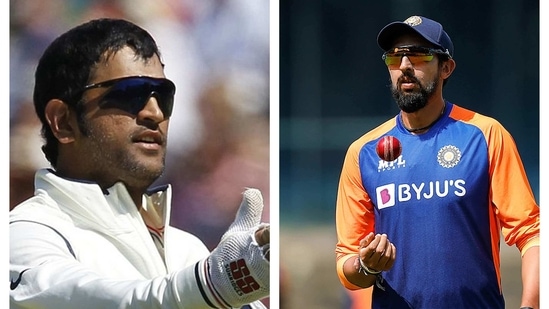 Ishant Sharma and MS Dhoni. Ishant Sharma and MS Dhoni.