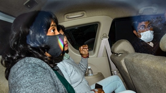 Climate activist Disha Ravi .(PTI) Climate activist Disha Ravi .(PTI)