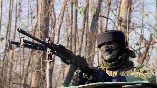The encounter is still underway.(ANI) The encounter is still underway.(ANI)
