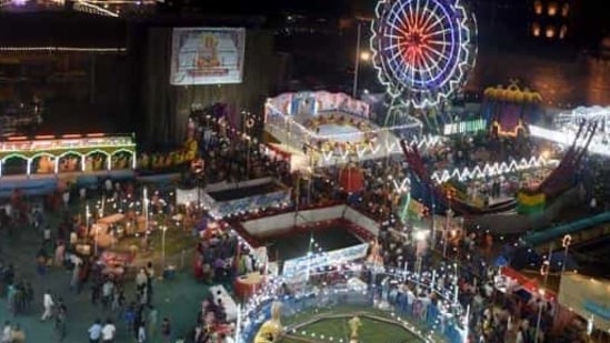 The Ramlila Ground is a popular venue where major political rallies and religious programmes are organised.(Amal KS/HT file photo)