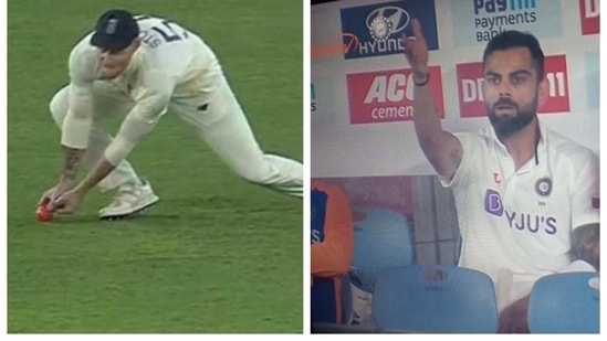 Ben Stokes was trolled on Twitter for claiming Shubman Gil's catch Ben Stokes was trolled on Twitter for claiming Shubman Gil's catch