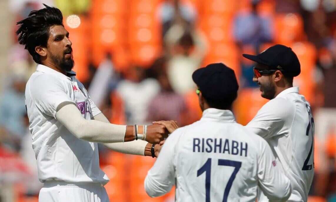 Pacer Ishant Sharma, who is playing the 100th Test match for India, picks the first wicket on day 1 of the third India vs England Test in Ahmedabad.