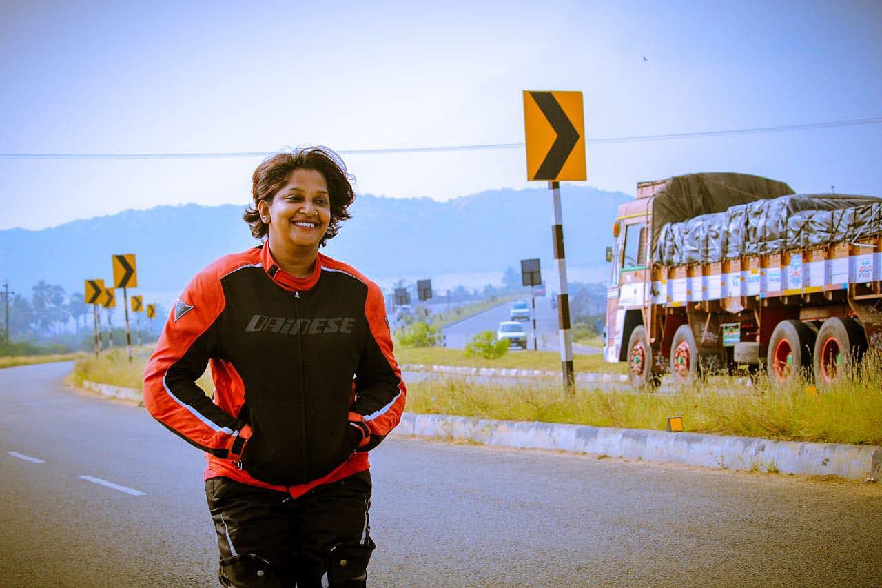 Archana Timmaraju rode from Bengaluru to Leh in 2018, along with her colleague Daniel Sundaram. Archana Timmaraju rode from Bengaluru to Leh in 2018, along with her colleague Daniel Sundaram.