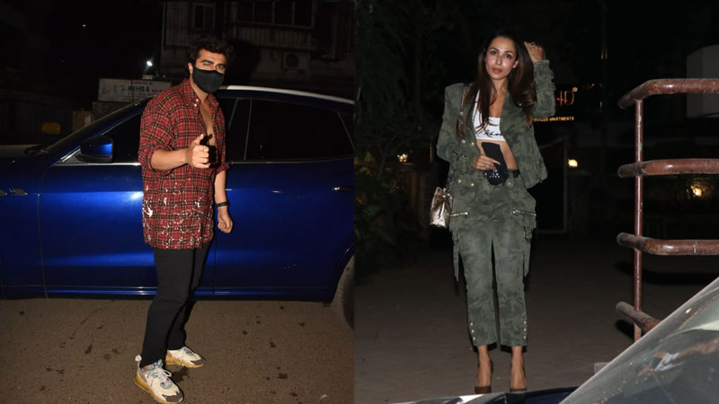 Arjun Kapoor and Malaika Arora at Kareena Kapoor's house. (Varinder Chawla) Arjun Kapoor and Malaika Arora at Kareena Kapoor's house. (Varinder Chawla)