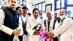 Corporator Babulal Chaurasia joins Congress in the presence of former Chief Minister of Madhya Pradesh Kamal Nath on February 25, 2021(ANI Photo) Corporator Babulal Chaurasia joins Congress in the presence of former Chief Minister of Madhya Pradesh Kamal Nath on February 25, 2021(ANI Photo)
