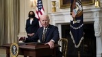 U.S. President Joe Biden in the State Dining Room of the White House in Washington, DC, US, on Wednesday, Feb. 24, 2021. Biden revoked a proclamation from his predecessor that blocked many green card applicants from entering US.(Bloomberg) U.S. President Joe Biden in the State Dining Room of the White House in Washington, DC, US, on Wednesday, Feb. 24, 2021. Biden revoked a proclamation from his predecessor that blocked many green card applicants from entering US.(Bloomberg)