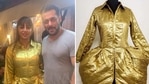 Arshi Khan with Salman Khan at the Bigg Boss 14 after-party. Arshi Khan with Salman Khan at the Bigg Boss 14 after-party.