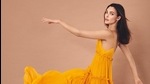 A model sports a vibrant yellow, tiered, pleated, strappy sundress from the label’s SS21 collection (Photo: Instagram/AlbertaFerretti) A model sports a vibrant yellow, tiered, pleated, strappy sundress from the label’s SS21 collection (Photo: Instagram/AlbertaFerretti)