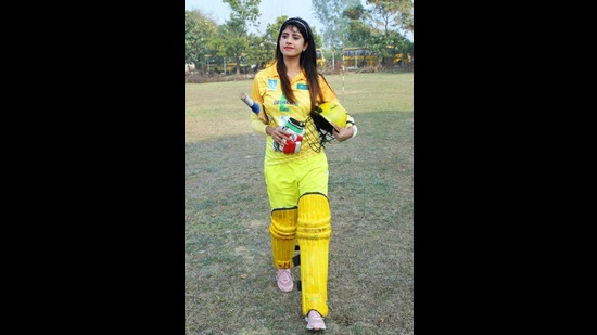 Vindhya Tiwary while shooting in Moradabad (Sourced) Vindhya Tiwary while shooting in Moradabad (Sourced)