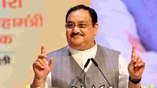 BJP president J P Nadda.(PTI Photo) BJP president J P Nadda.(PTI Photo)