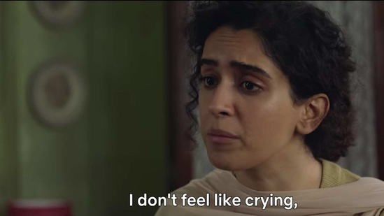 Sanya Malhotra plays a widow in Pagglait. Sanya Malhotra plays a widow in Pagglait.
