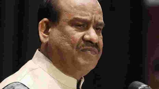 File photo: Lok Sabha Speaker Om Birla. (HT photo) File photo: Lok Sabha Speaker Om Birla. (HT photo)