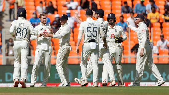 Joe Root celebrates after getting maiden five-wicket haul against India(BCCI) Joe Root celebrates after getting maiden five-wicket haul against India(BCCI)
