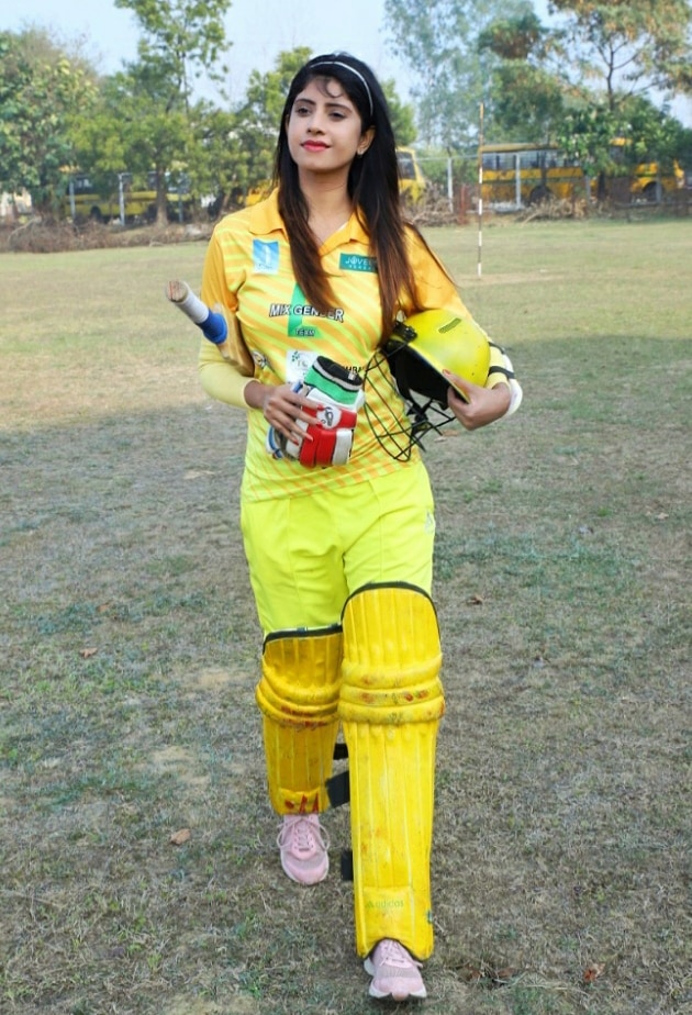 Vindhya Tiwary while shooting in Moradabad (Sourced) Vindhya Tiwary while shooting in Moradabad (Sourced)