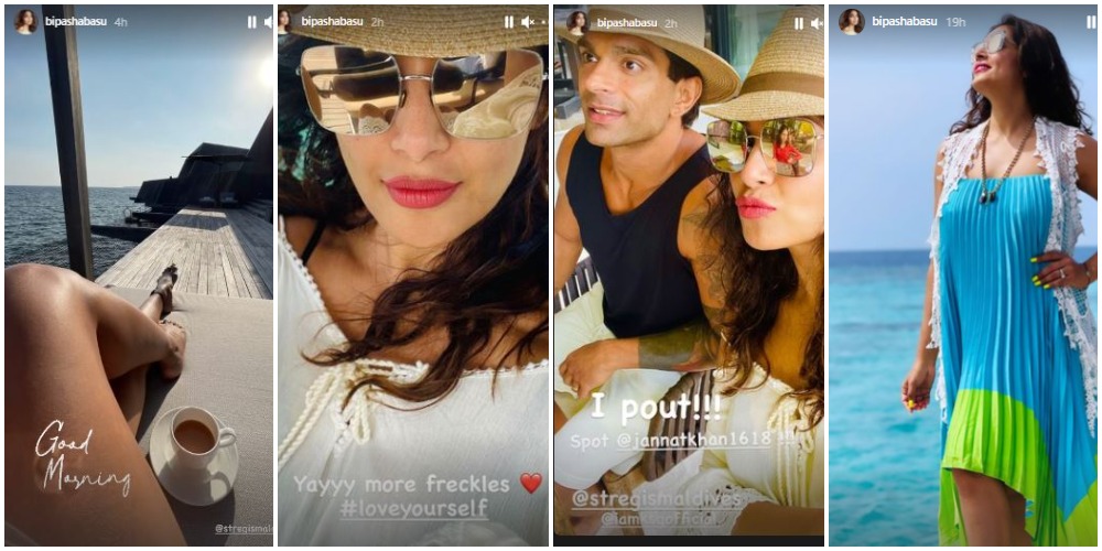 Bipasha Basu posted a bunch of pictures before they left the place. Bipasha Basu posted a bunch of pictures before they left the place.