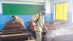 On Thursday, district collector Shanmugarajan S visited the school and instructed the district health department to provide care to the students and the school staff. “(Anshuman Poyrekar/HT file photo. Representative image) On Thursday, district collector Shanmugarajan S visited the school and instructed the district health department to provide care to the students and the school staff. “(Anshuman Poyrekar/HT file photo. Representative image)
