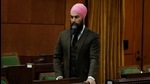 Canada's New Democratic Party leader Jagmeet Singh speaks during Question Period in the House of Commons on Parliament Hill in Ottawa, Ontario, Canada on February 3. (Reuters file) Canada's New Democratic Party leader Jagmeet Singh speaks during Question Period in the House of Commons on Parliament Hill in Ottawa, Ontario, Canada on February 3. (Reuters file)