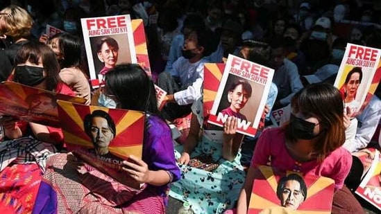 The Feb. 1 military takeover in Myanmar shocked the international community and reversed years of slow progress toward democracy.(REUTERS)