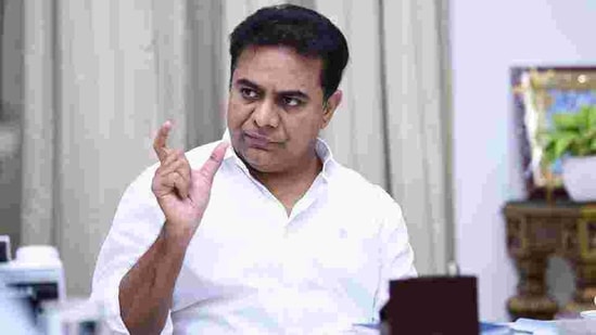 All India Congress Committee spokesperson Dasoju Sravan strongly objected to a statement issued by TRS working president K T Rama Rao on Thursday night, reeling out statistics to show the government had filled up over 1.32 lakh jobs in various departments in the last six years. (HT PHOTO).