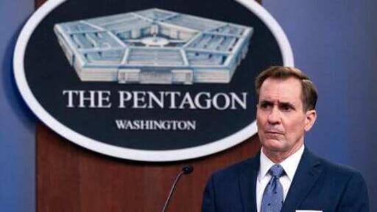 Pentagon spokesperson John Kirby announced late Thursday that the US military conducted airstrikes in eastern Syria.(AP) Pentagon spokesperson John Kirby announced late Thursday that the US military conducted airstrikes in eastern Syria.(AP)