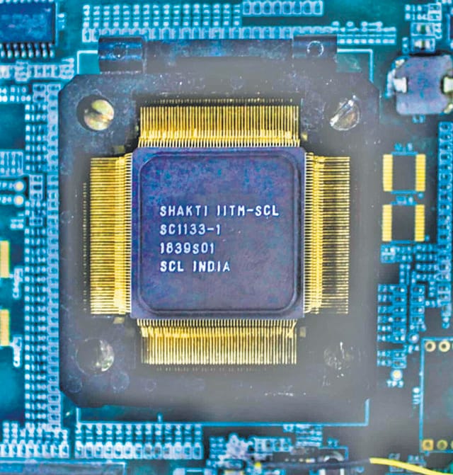 Shakti, India’s first indigenous chip, is designed especially to use less power, meaning it will work well in rural areas, in city traffic signals, and perhaps even your cornershop. (IIT-Madras) Shakti, India’s first indigenous chip, is designed especially to use less power, meaning it will work well in rural areas, in city traffic signals, and perhaps even your cornershop. (IIT-Madras)