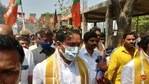 Union Minister of State for Home Affairs G Kishan Reddy along with others participates in an election campaign, in Chennai. (ANI Photo) Union Minister of State for Home Affairs G Kishan Reddy along with others participates in an election campaign, in Chennai. (ANI Photo)