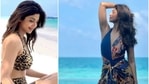 Shilpa Shetty shared new pictures from Maldives. Shilpa Shetty shared new pictures from Maldives.
