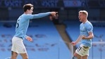 John Stones scores his fourth goal in all competitions, more than any other defender. (Man City/Twitter) John Stones scores his fourth goal in all competitions, more than any other defender. (Man City/Twitter)