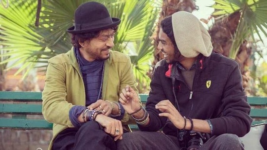 Irrfan Khan with son Babil.