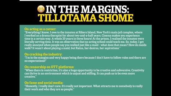 Tillotama on acting as a career, living in the margins of the industry and censorship in cinema Tillotama on acting as a career, living in the margins of the industry and censorship in cinema
