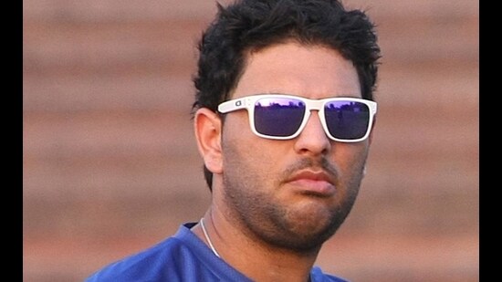 An FIR was registered against former cricketer Yuvraj Singh under Sections 153A and 153B of the IPC and under the SC/ST Act. (HT FILE)